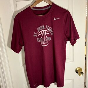 NIKE St. John Fisher College Team Basketball Short Sleeve T, Men’s M